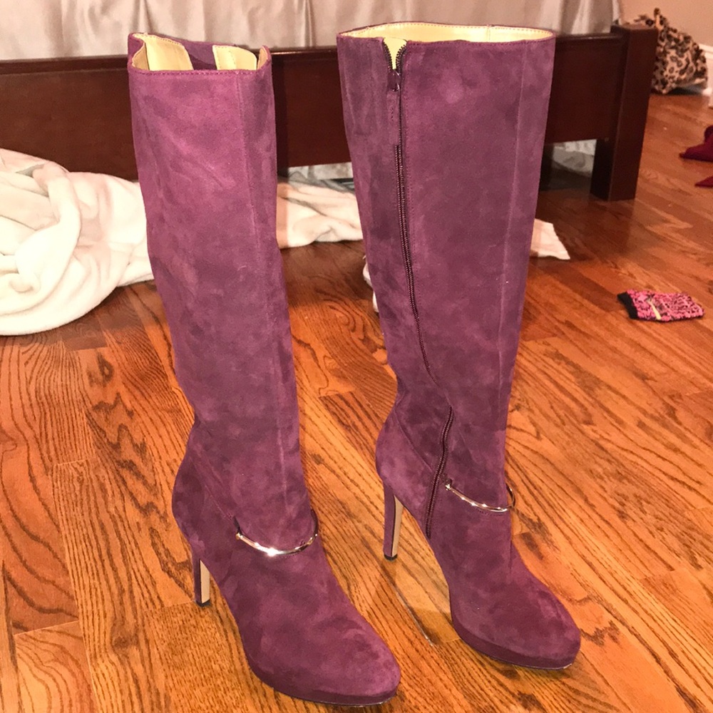 Nine West knee high heel boots